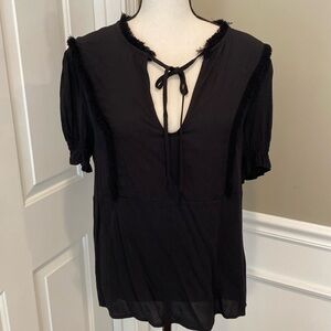 NWT Womens size small black top.